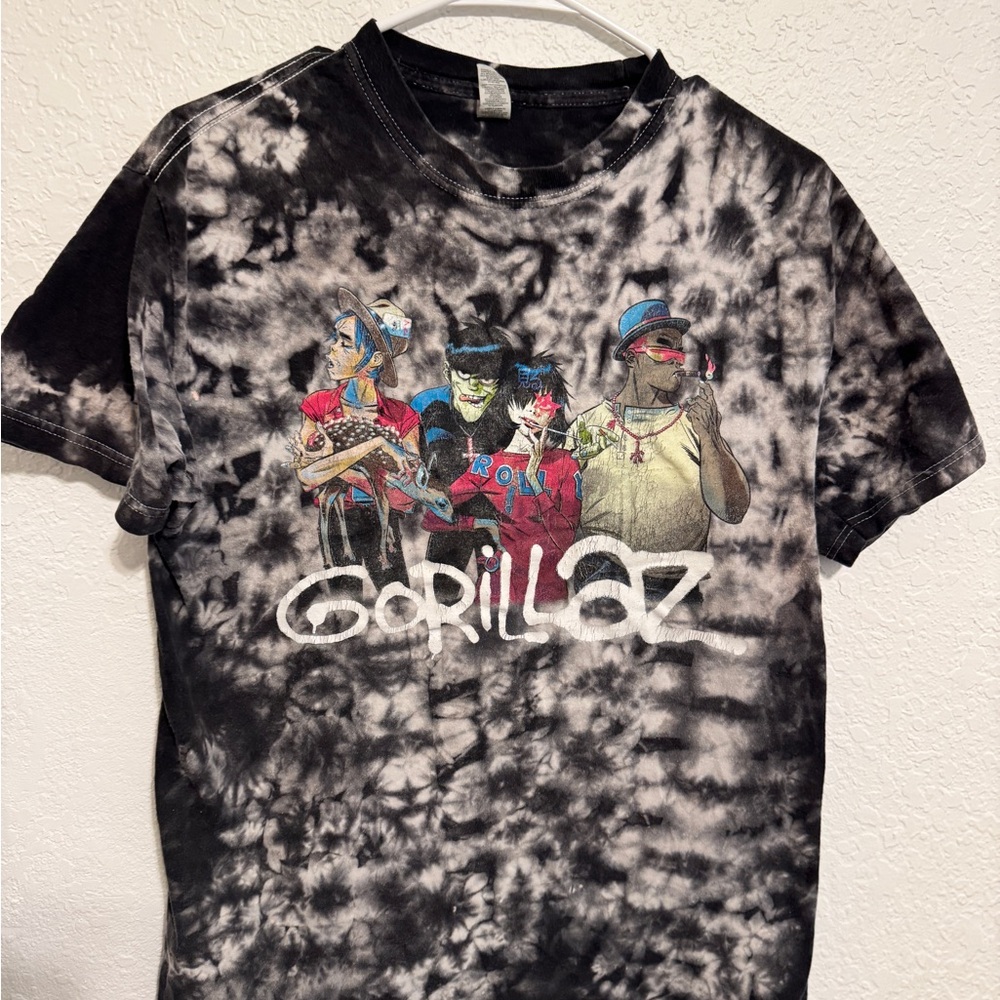 Men's Tie-Dye T-Shirt - Black and White